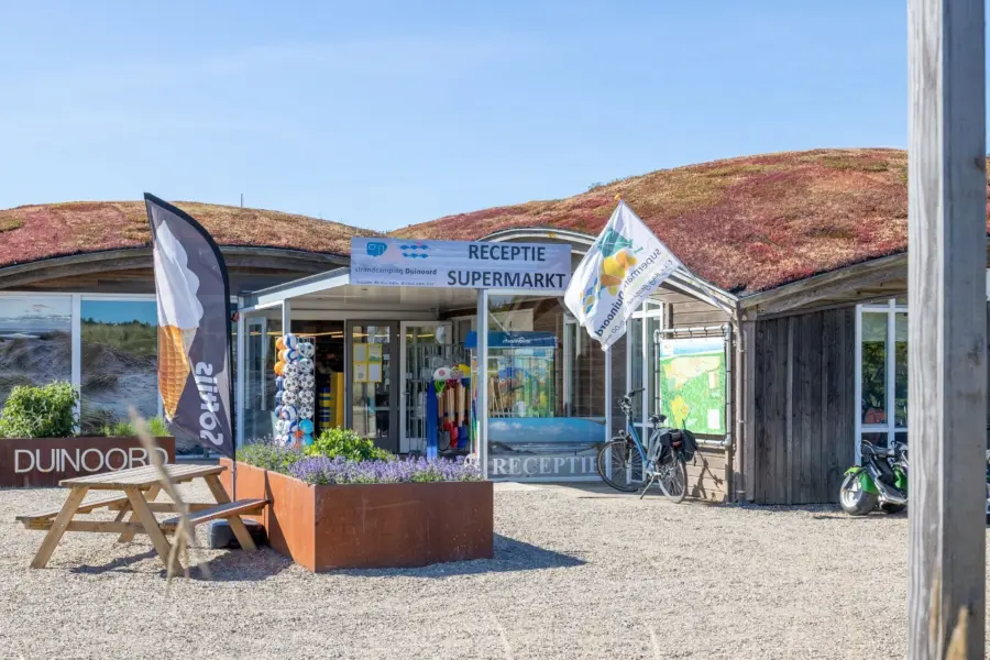 Supermarkt eten afhalen strandcamping duinoord