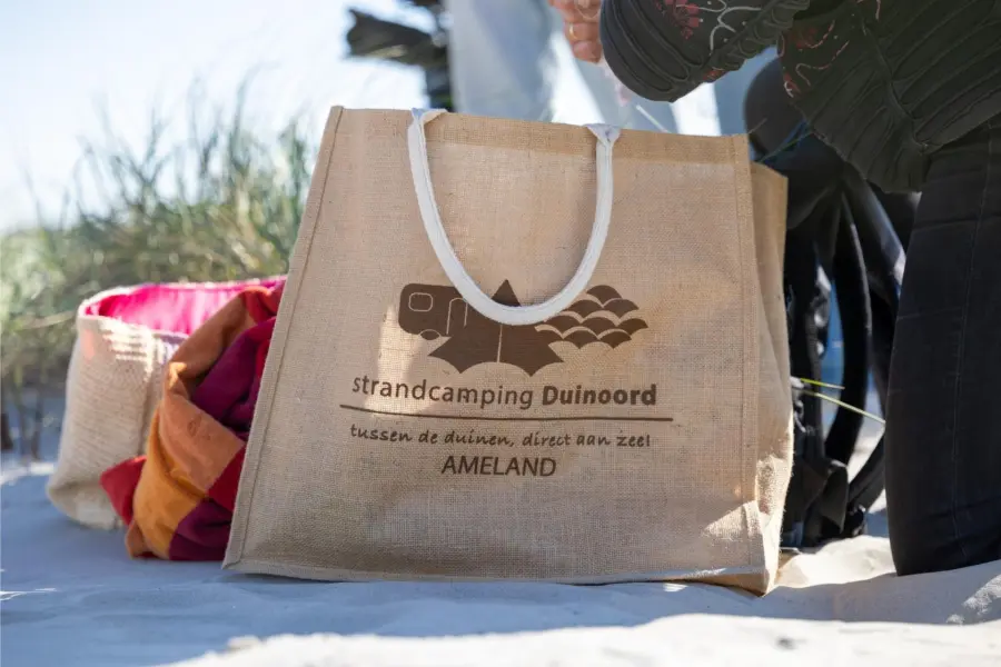 Boodschappentas strandcamping duinoord